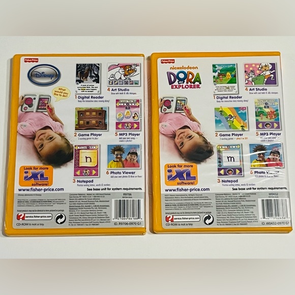 Fisher Price IXL Learning System Games: Dora & Disney Princess - Picture 2 of 2